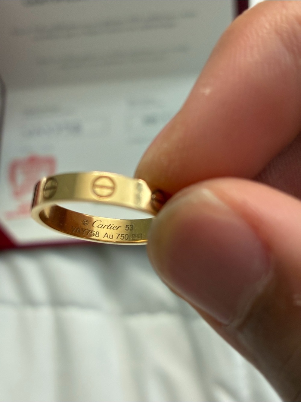 Cartier Gold Love Band size 53 - Picture 2 of 5